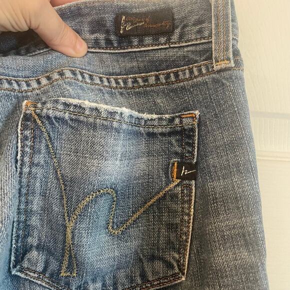 Citizens of Humanity Kelly #001 Stretch Low Waist Bootcut Jeans Size 30 - Picture 10 of 16